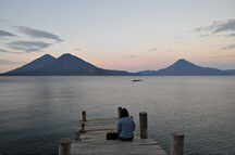 Sonnenaufgang am Atitlan See